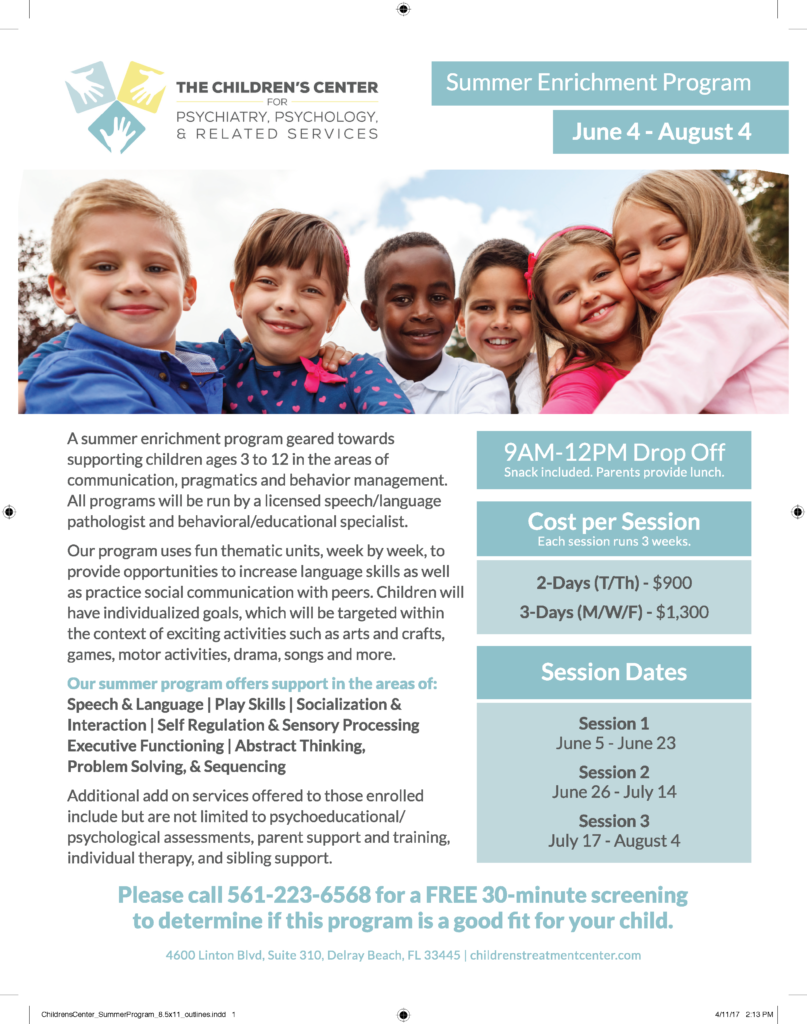 Children s Summer Enrichment Program