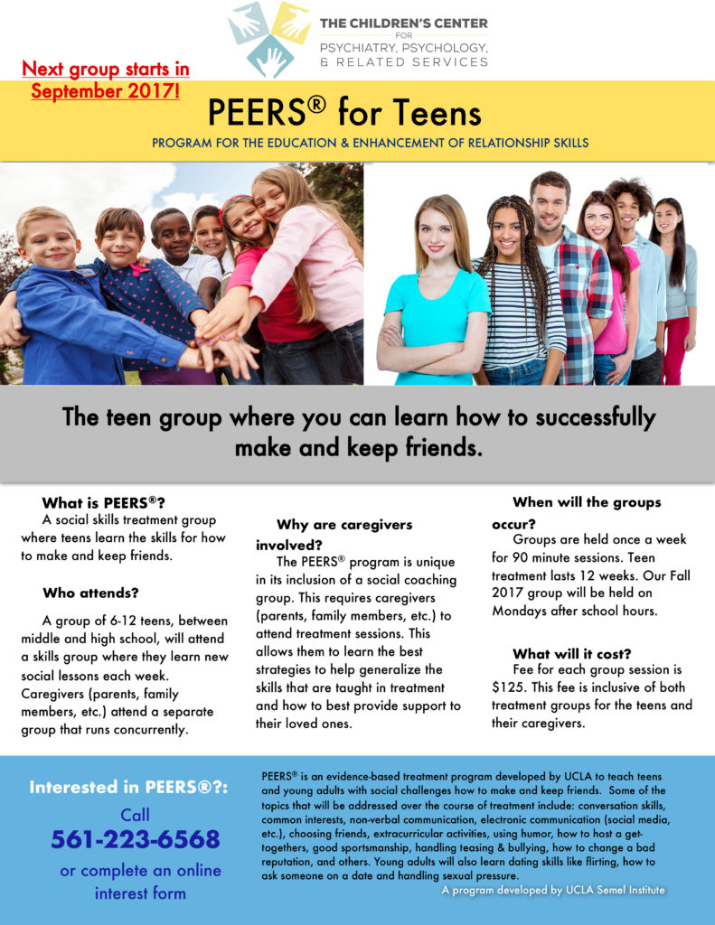PEERS Program for Teens